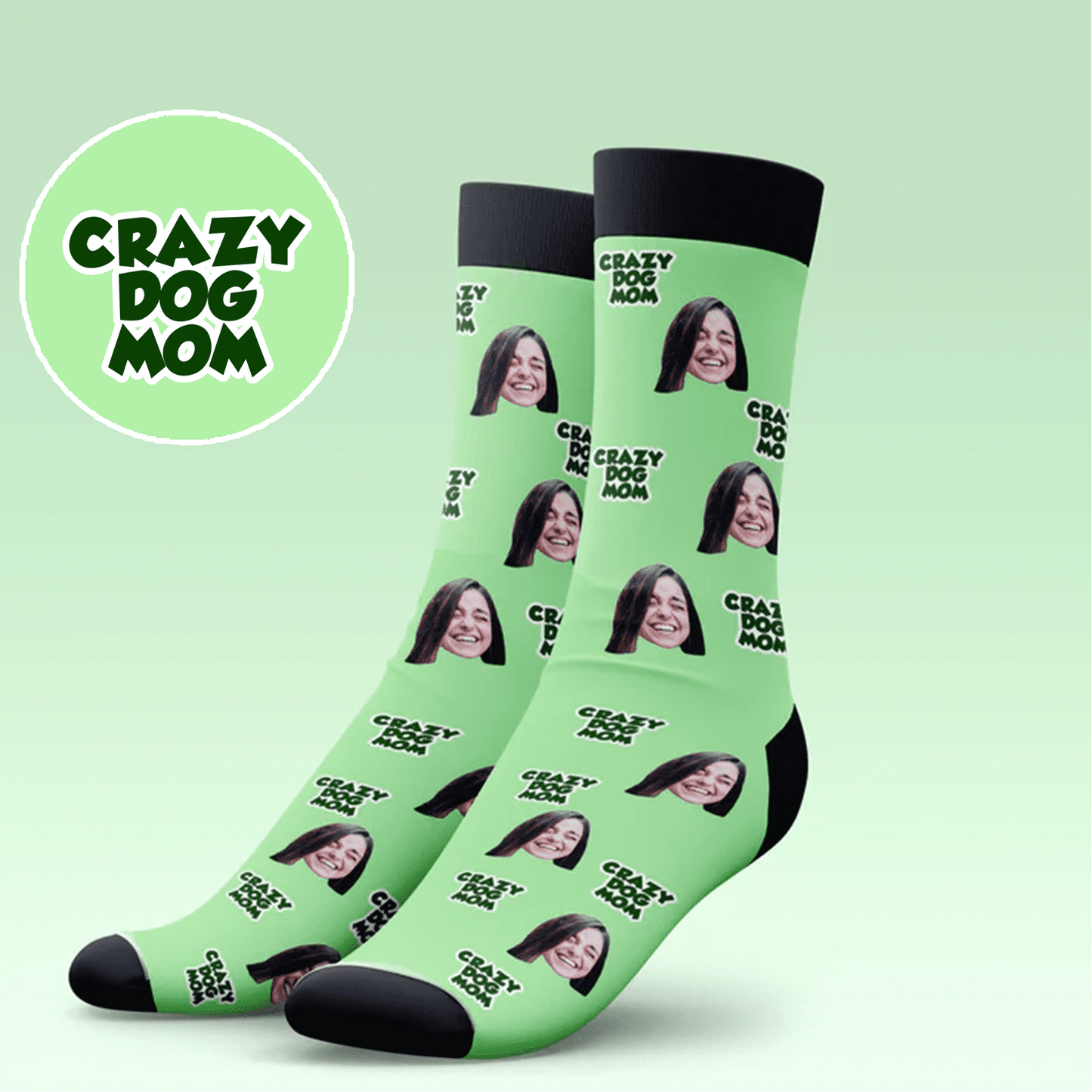 Crazy Dog Mom Socks