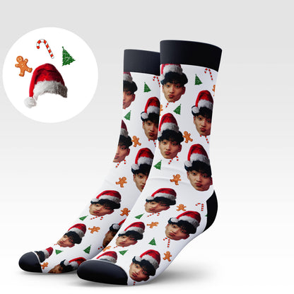 Santa Hat Socks