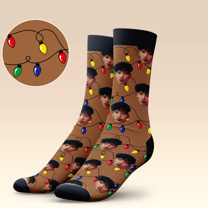 Christmas Lights Socks