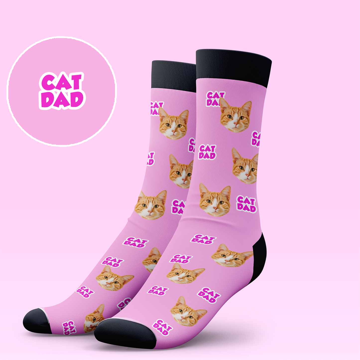 Cat Dad Socks