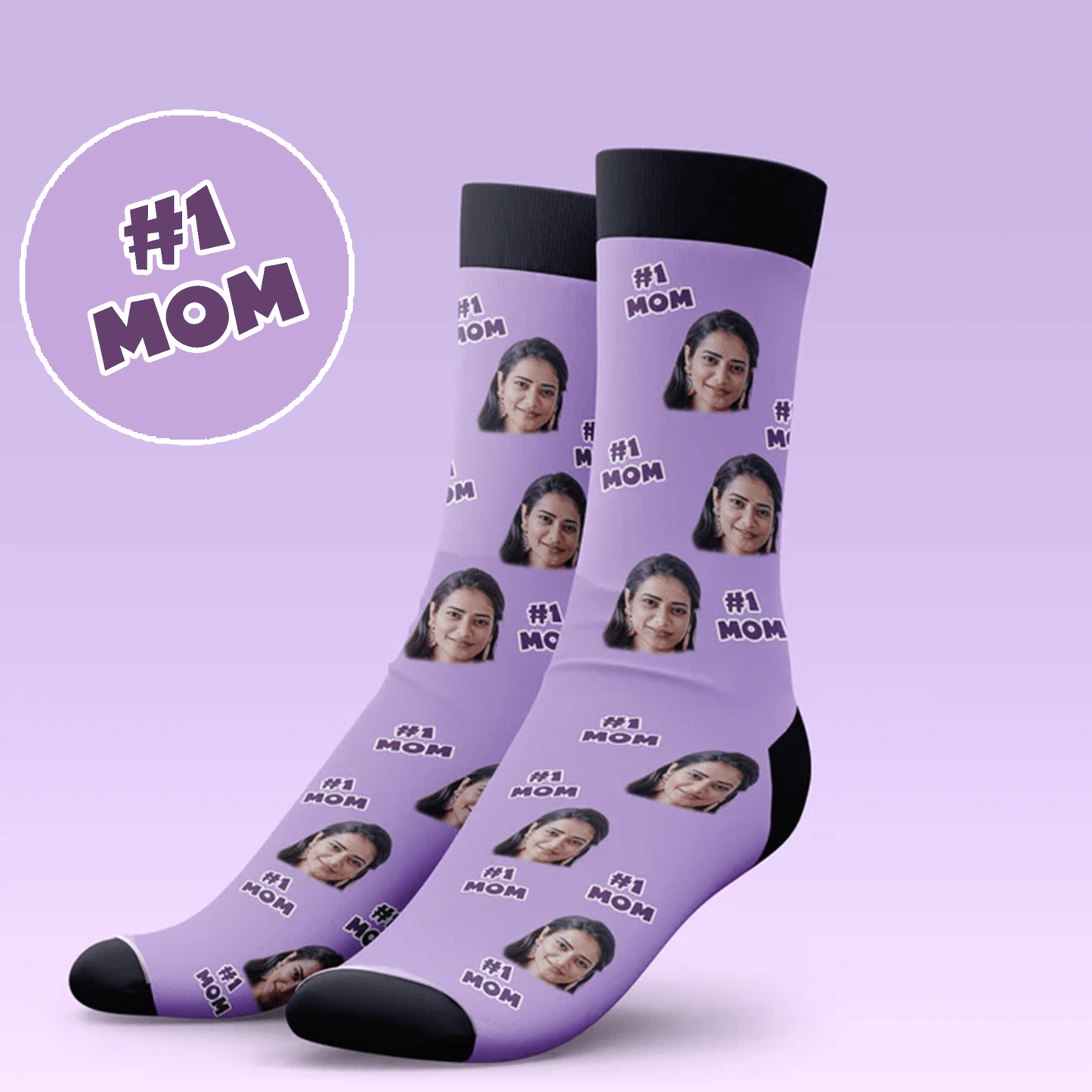 #1 Mom Socks