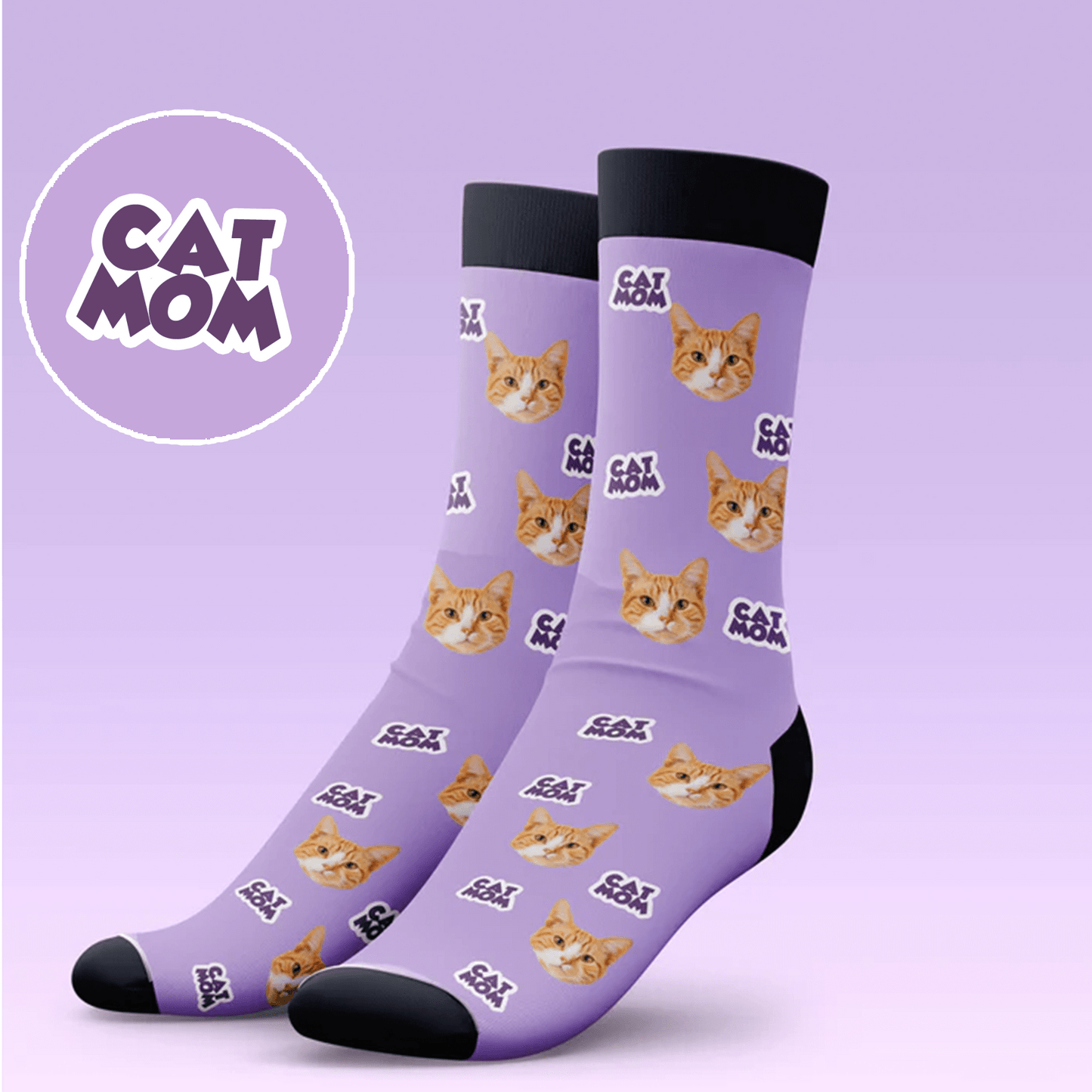 Cat Mom Socks