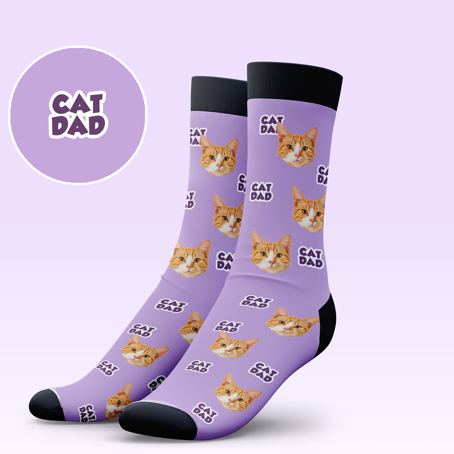 Cat Dad Socks