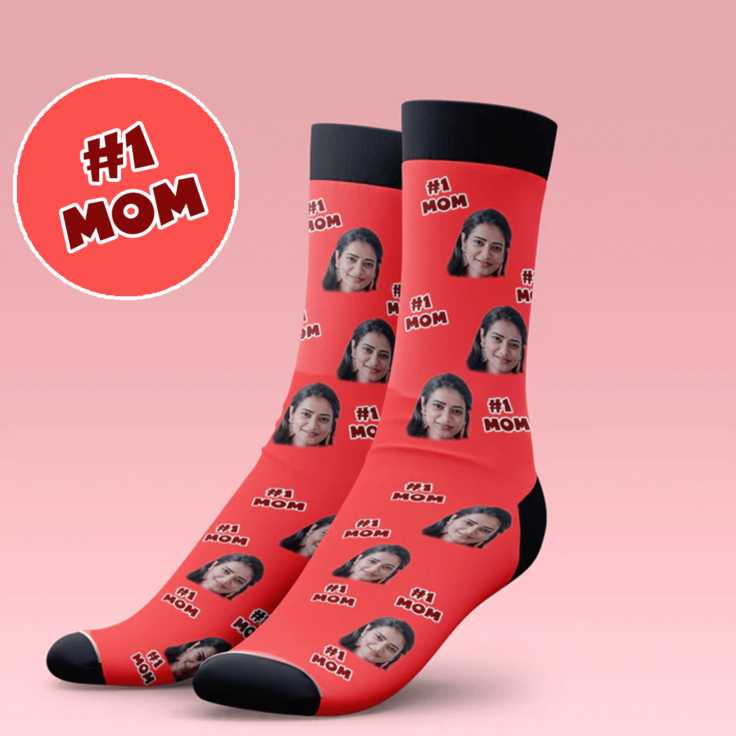 #1 Mom Socks