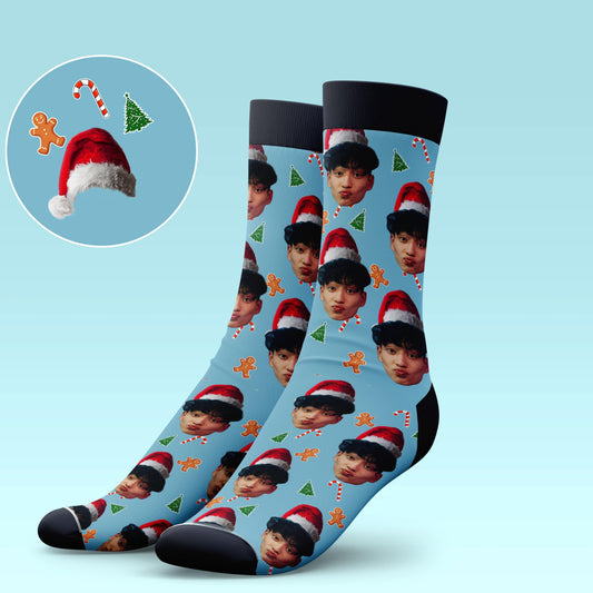 Santa Hat Socks