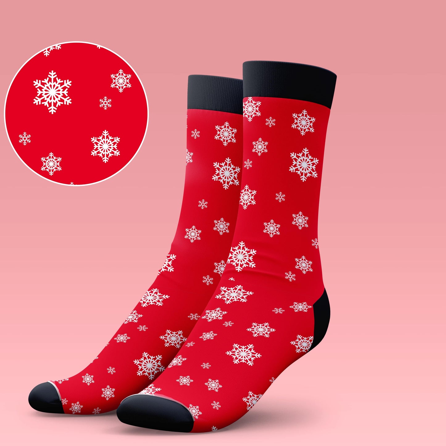 Snowflakes Socks