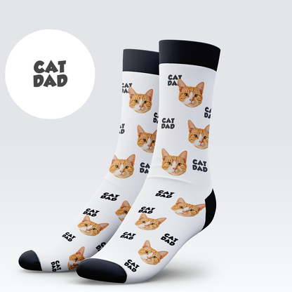 Cat Dad Socks