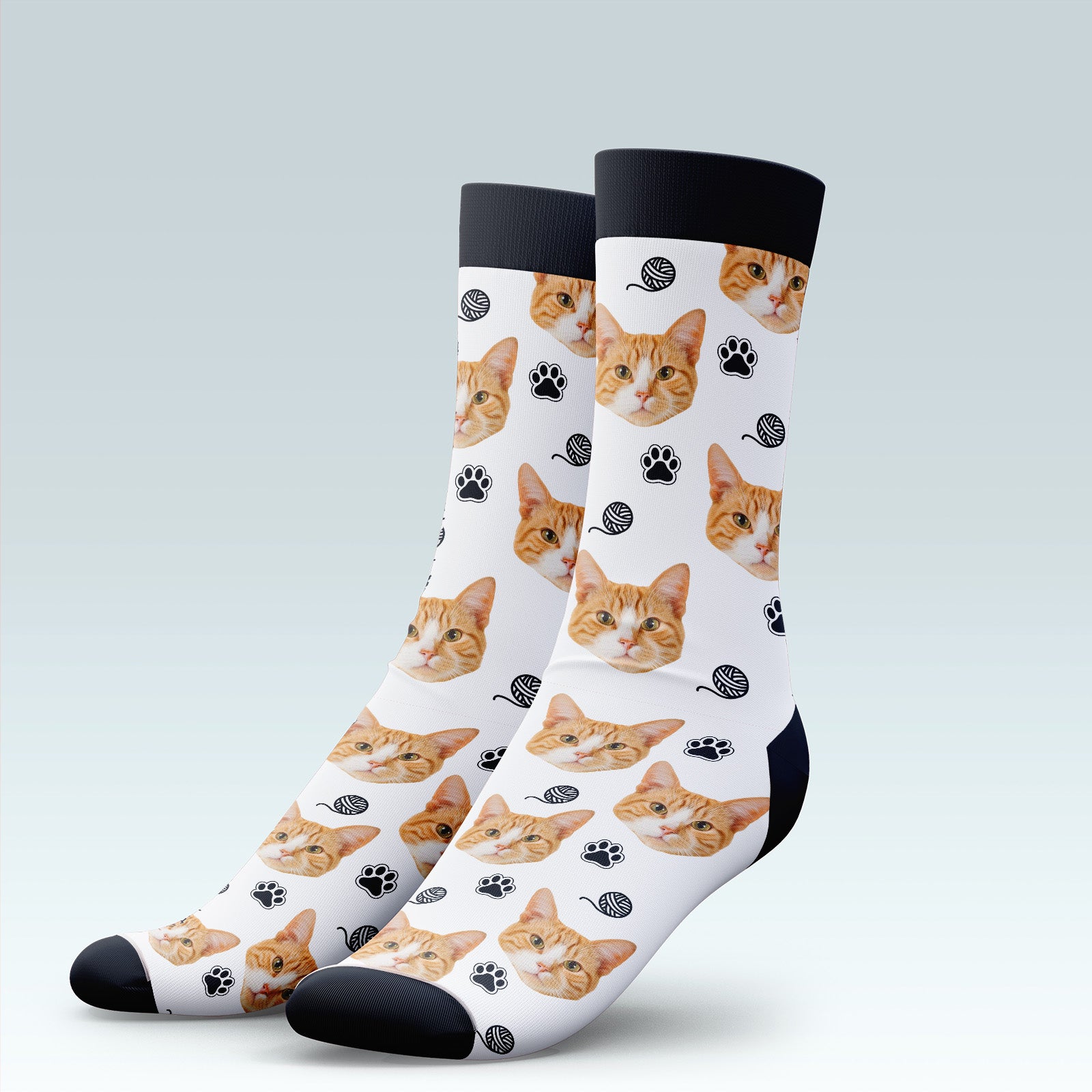 Custom socks with outlet pet face